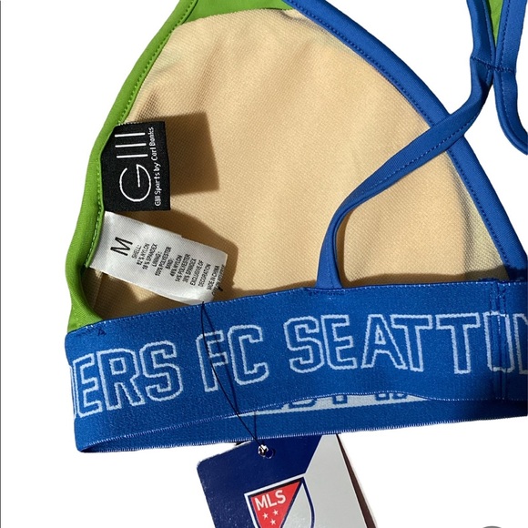Seattle Sounders Soccer 2 Piece Bikini Swimsuit Green Blue Women’s Medium or XL - Picture 5 of 7